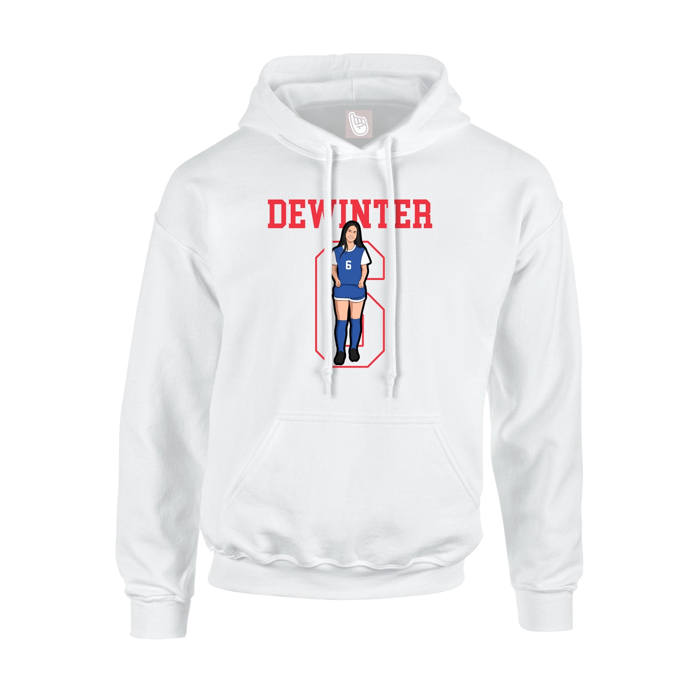 Youth Hoodie — Shirsey in White