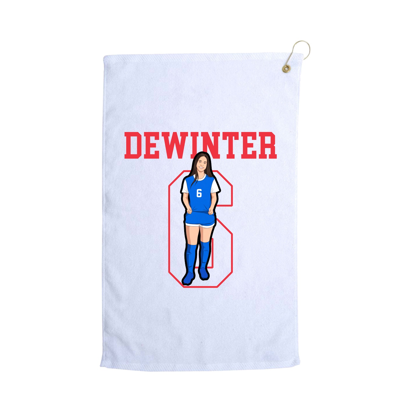 Golf Towel — Shirsey in White