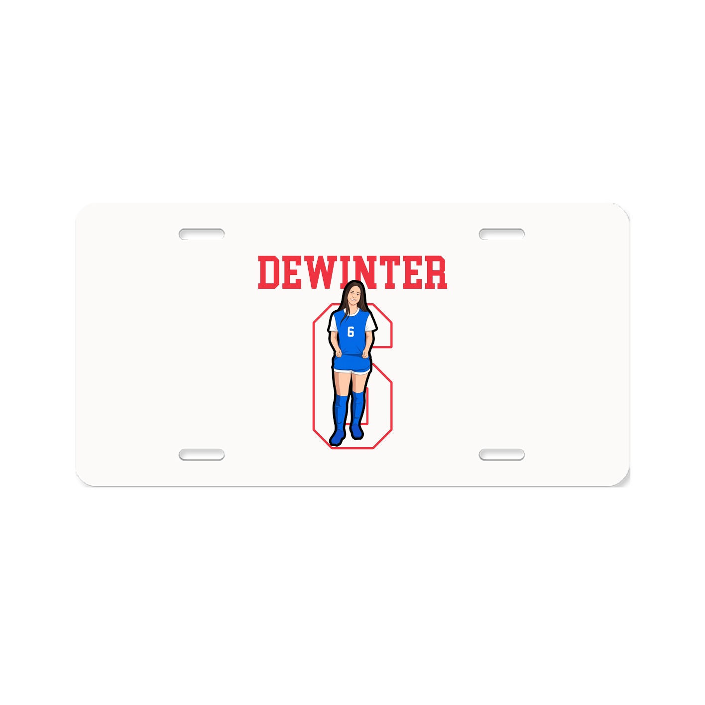 License Plate — Shirsey in Classic