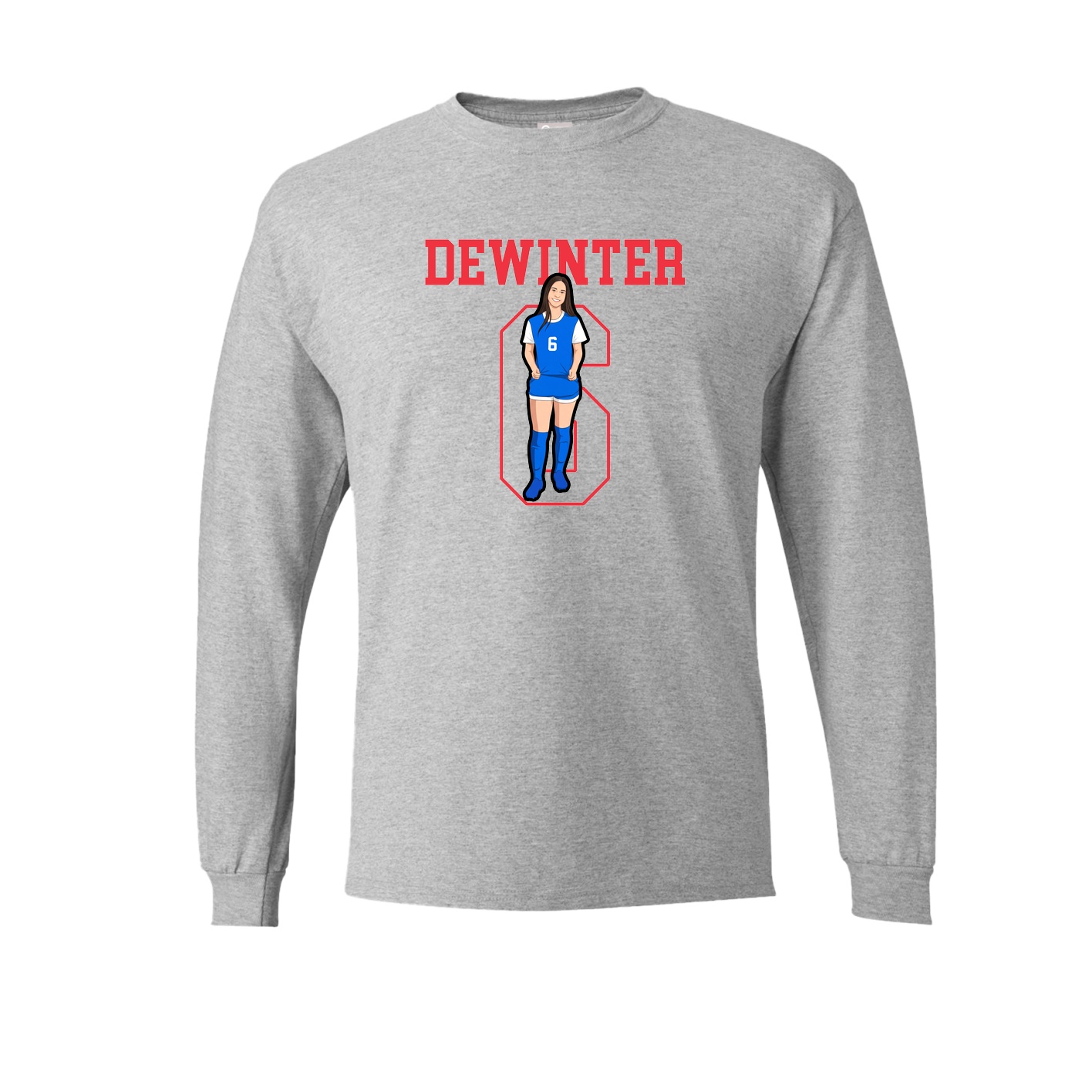Long Sleeve Tee — Shirsey in Grey