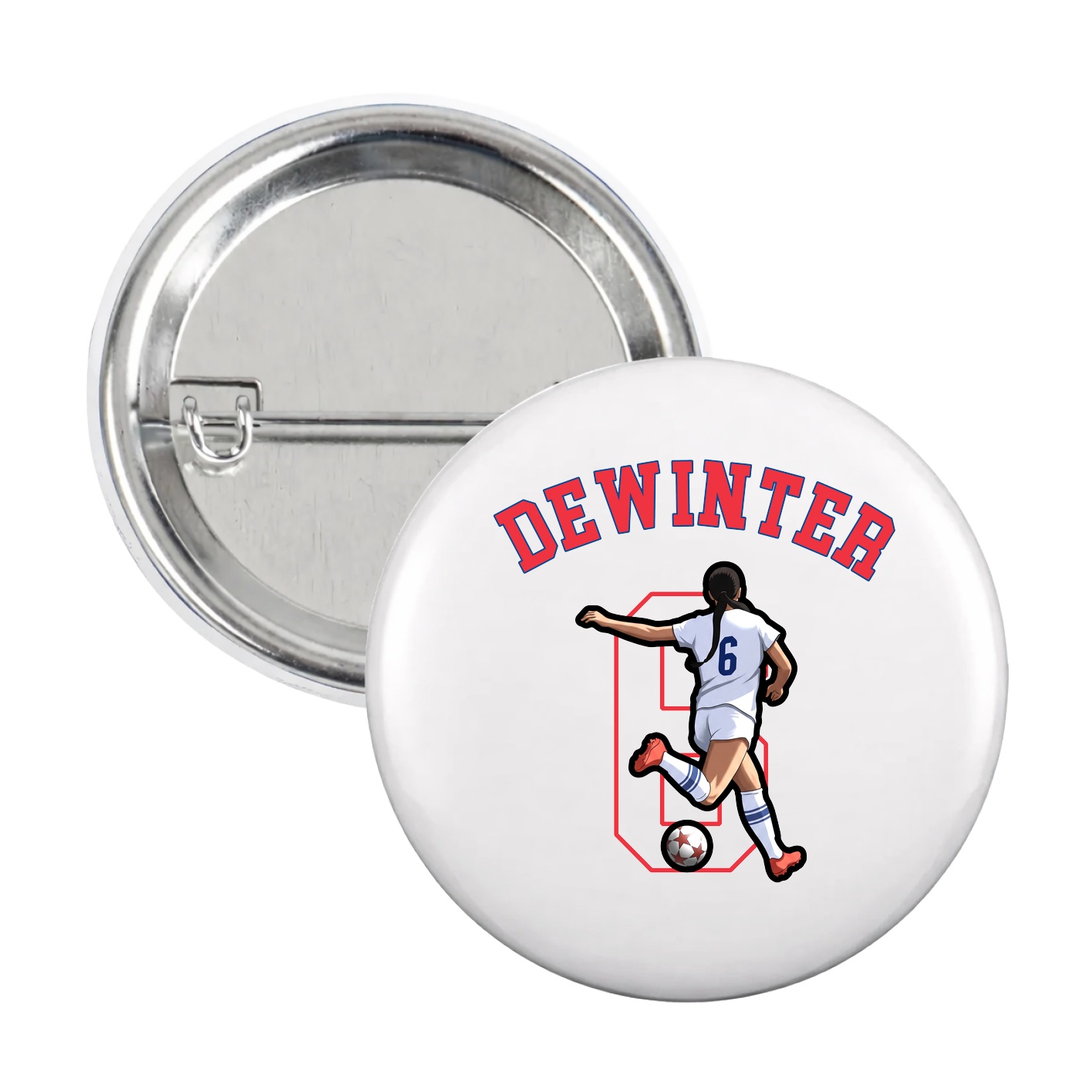 Game Day Button — Shirsey Arch in White