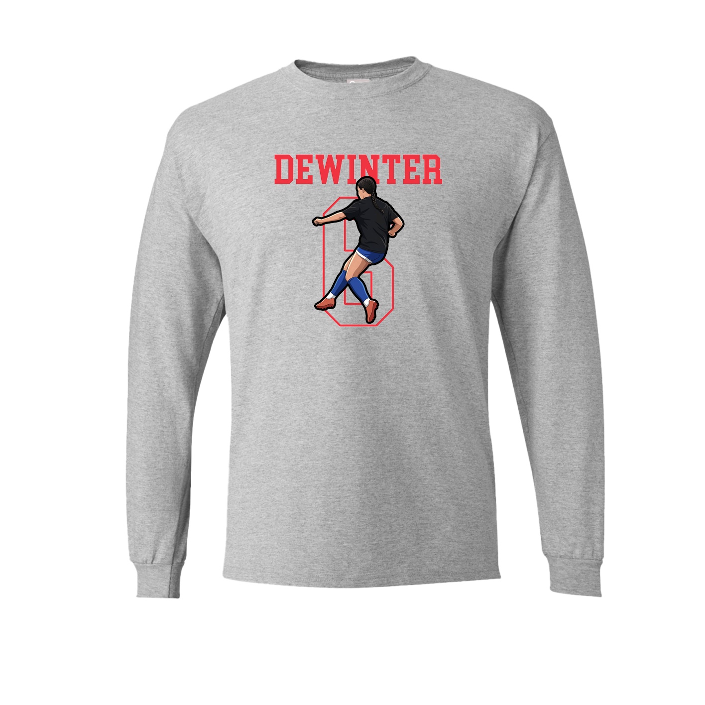 Long Sleeve Tee — Shirsey in Grey