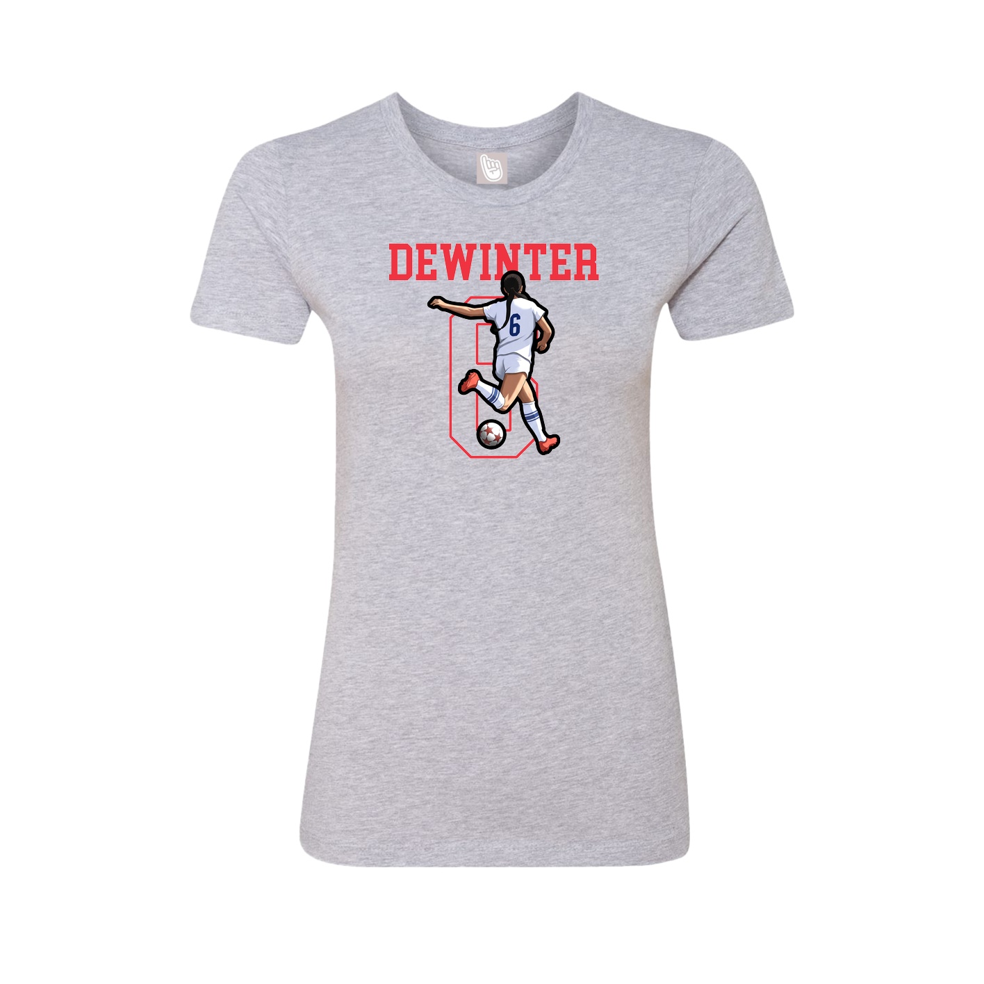 Fitted Women's Tee — Shirsey in Grey