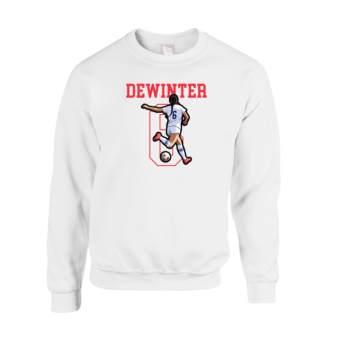 Fleece Crew — Shirsey in White
