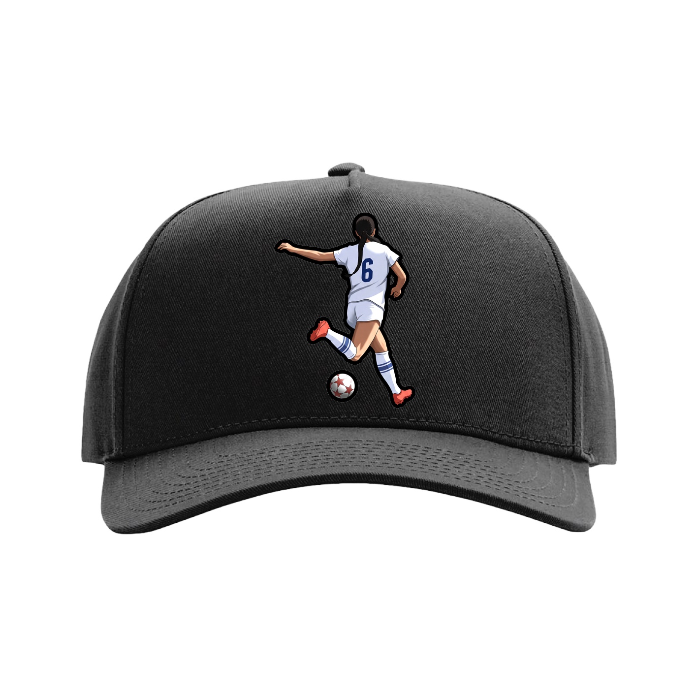 Full Fabric Five-Panel Champ Cap