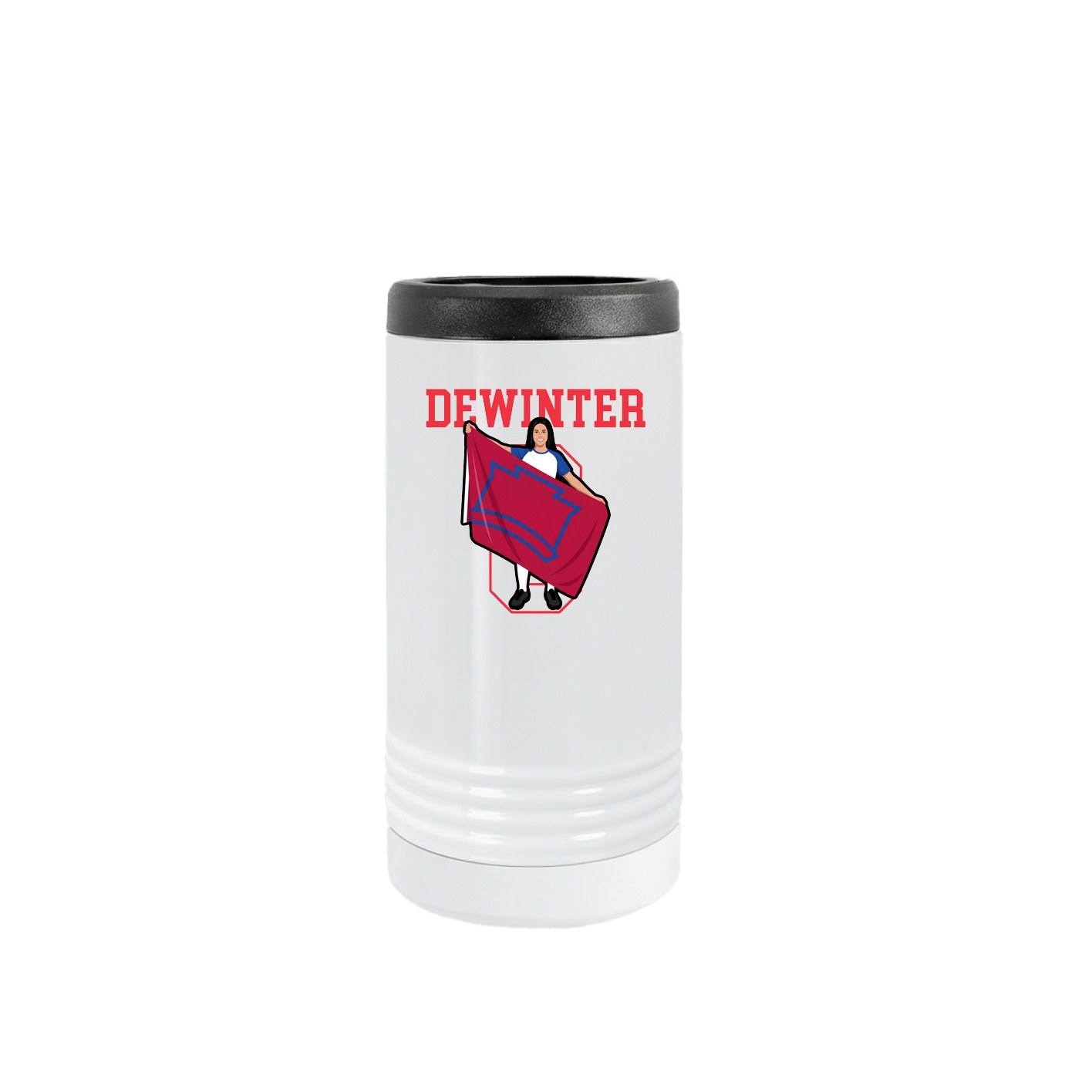 Slim Beverage Holder — Shirsey in White