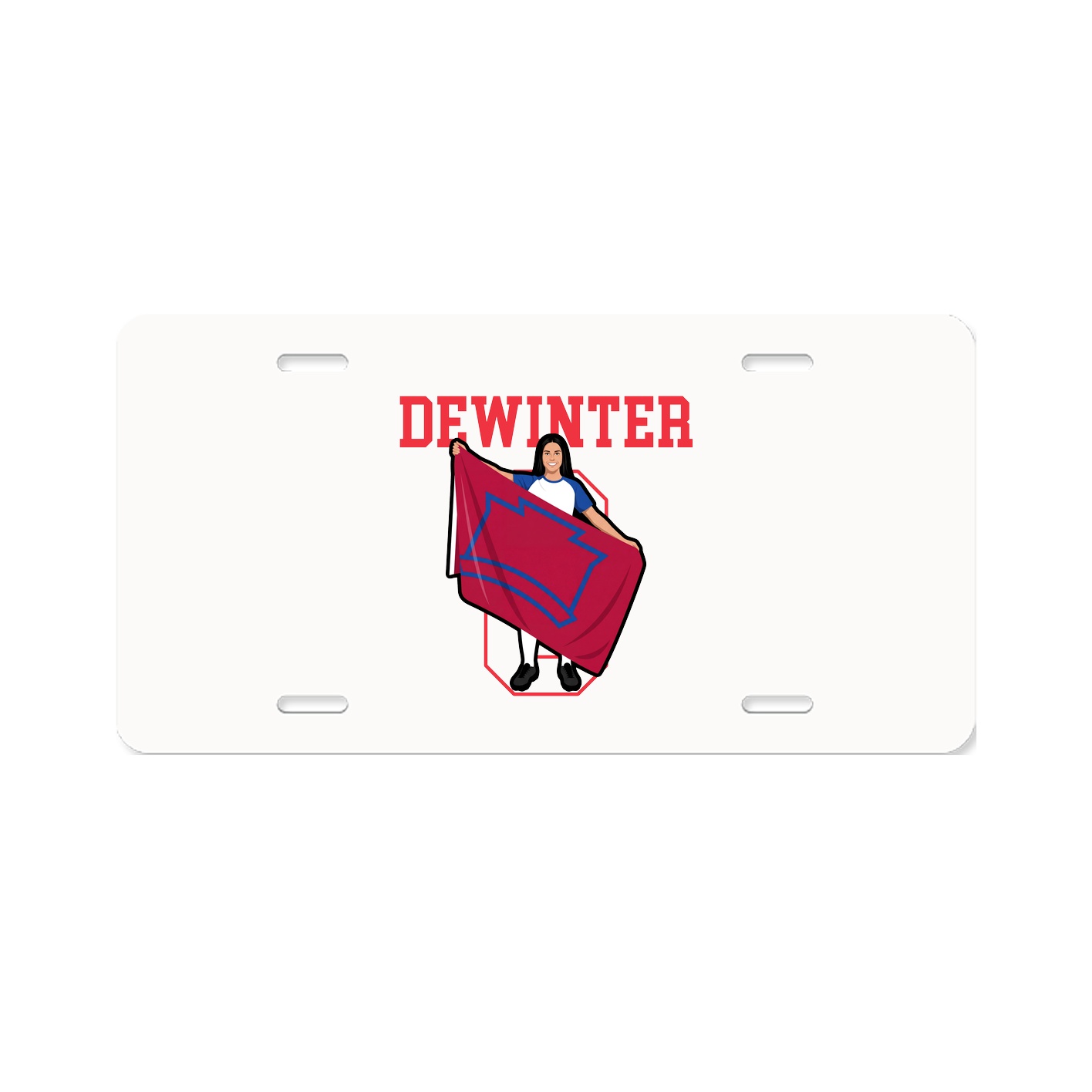 License Plate — Shirsey in Classic