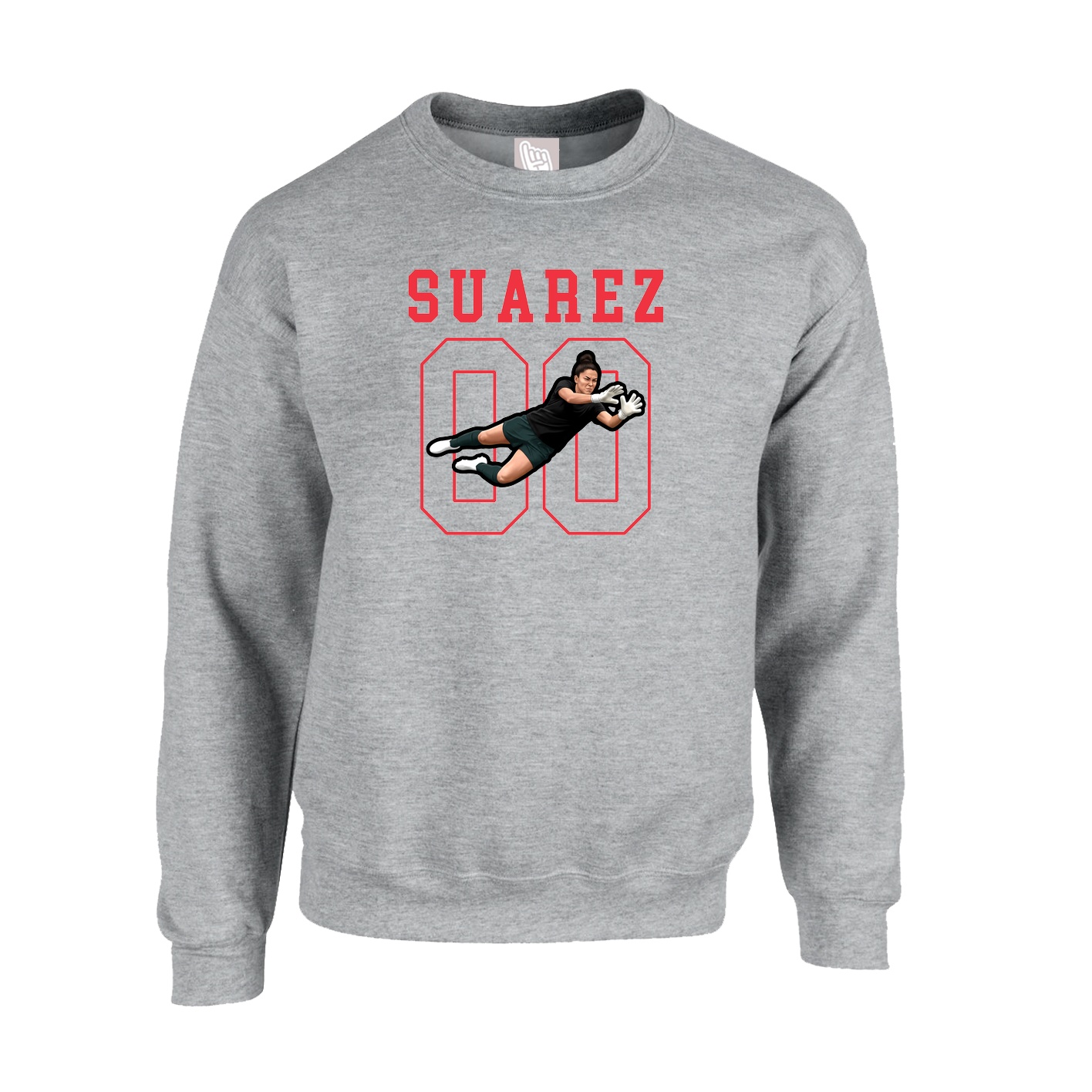 Fleece Crew — Shirsey in Grey
