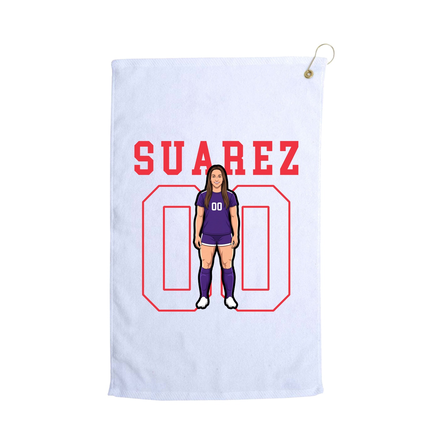 Golf Towel — Shirsey in White