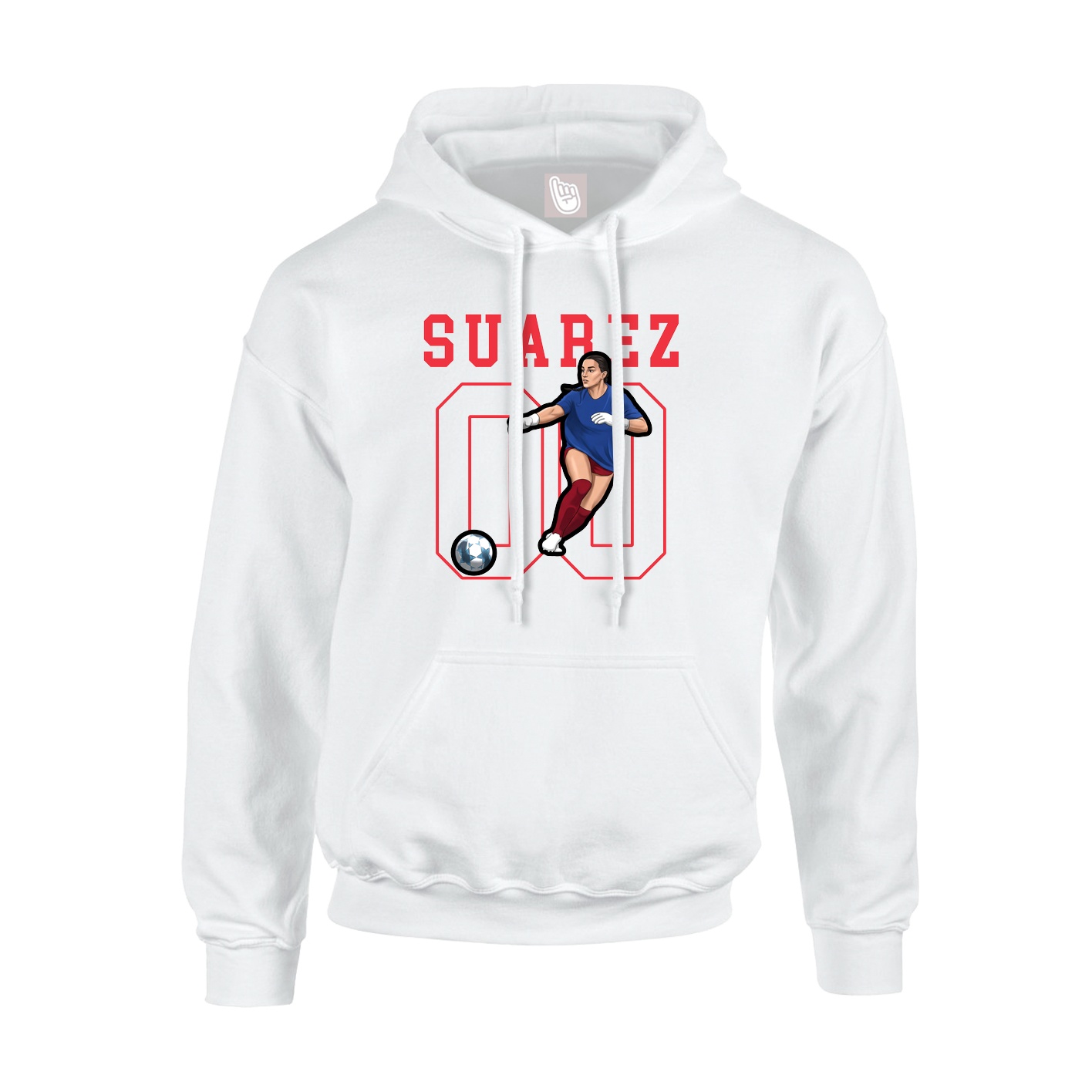 Hoodie — Shirsey in White