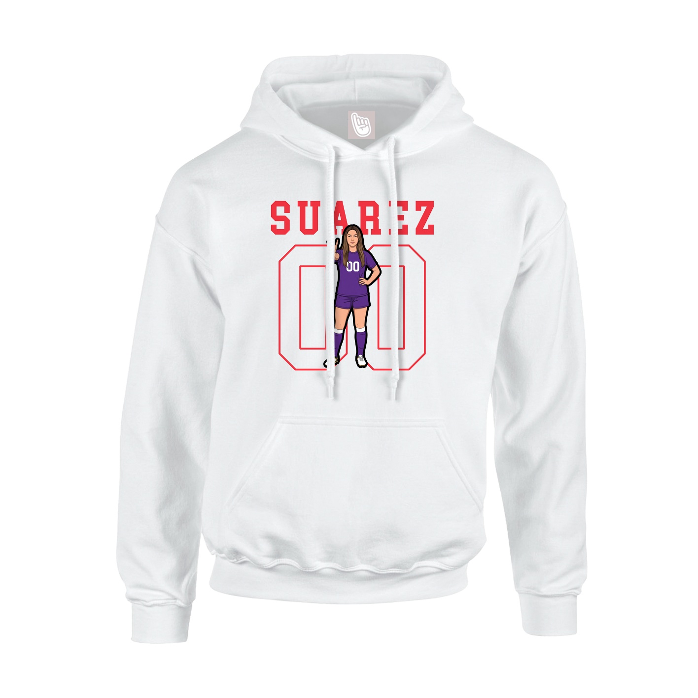 Youth Hoodie — Shirsey in White