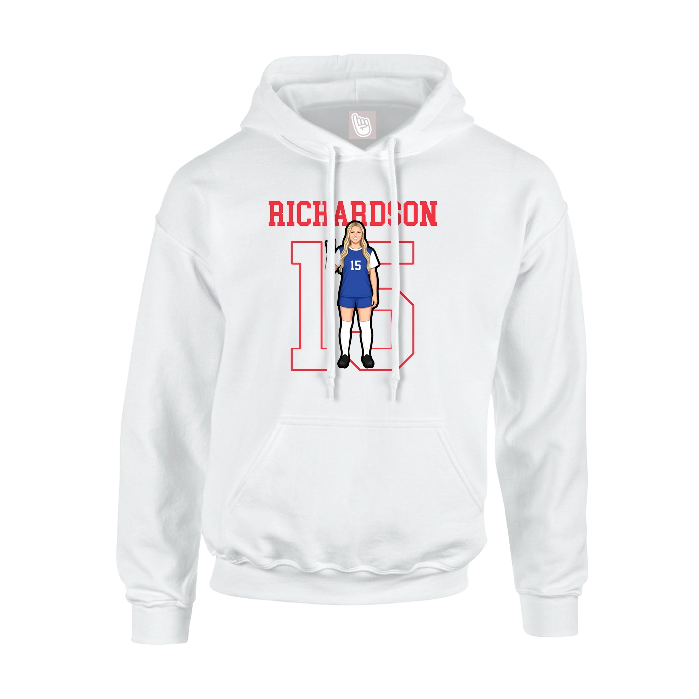 Hoodie — Shirsey in White