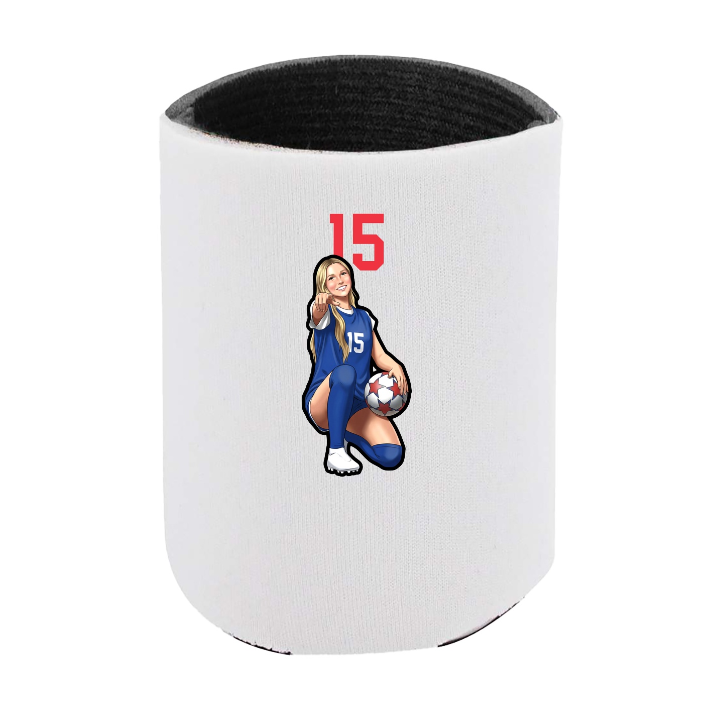 Can Holder — Number Top in White