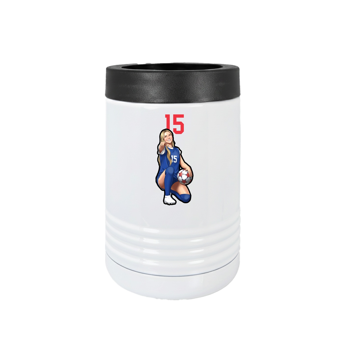 Beverage Holder — Number Top in White
