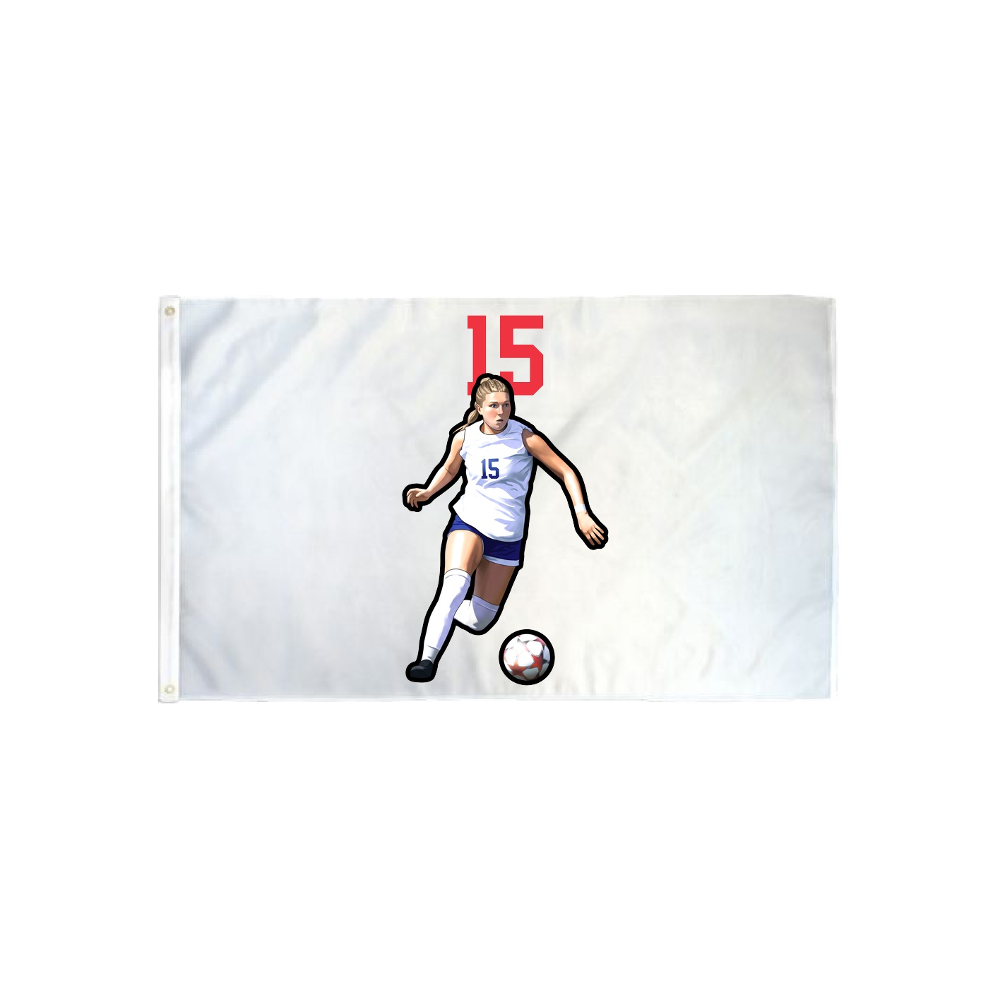 3x5 Flag — Number Top in Classic