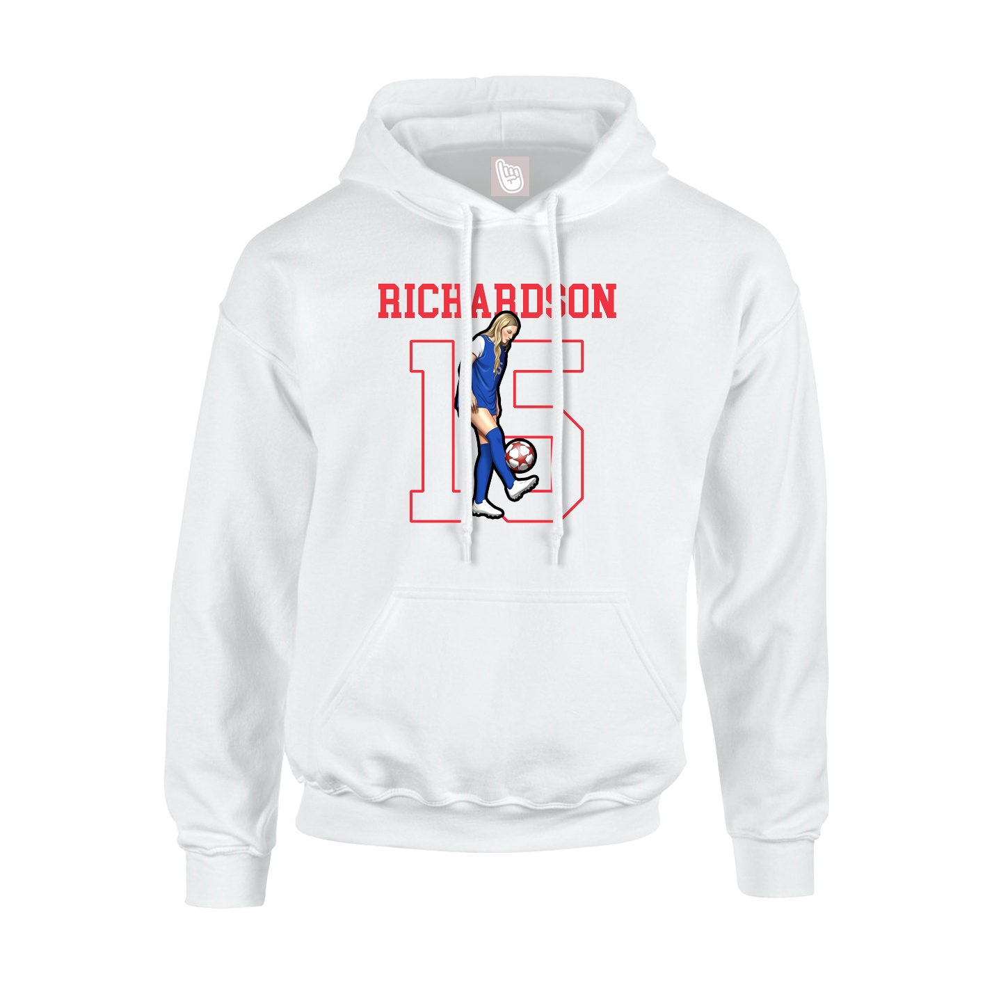 Hoodie — Shirsey in White