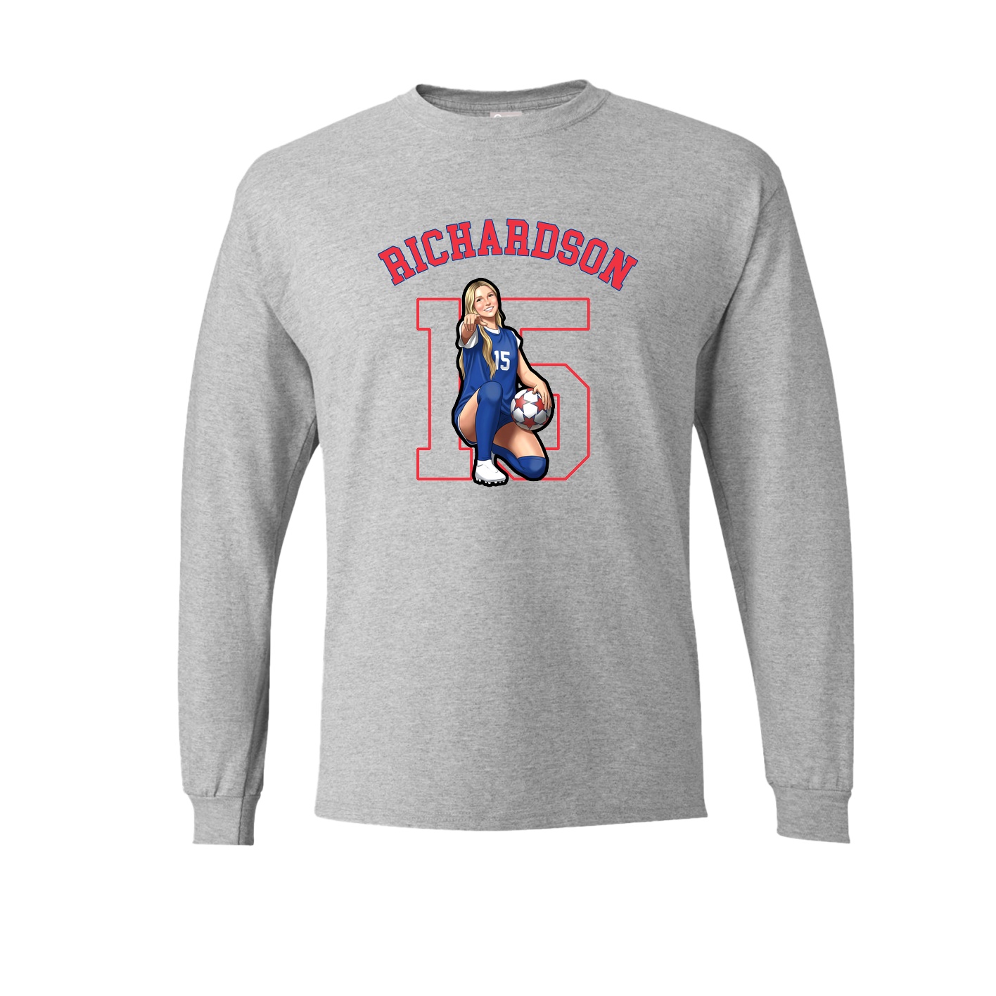 Long Sleeve Tee — Shirsey Arch in Grey