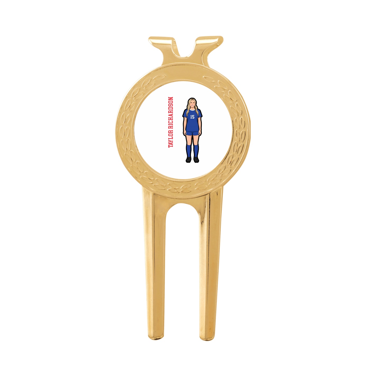 Divot Tool with Ball Marker — Name Vertical in Classic