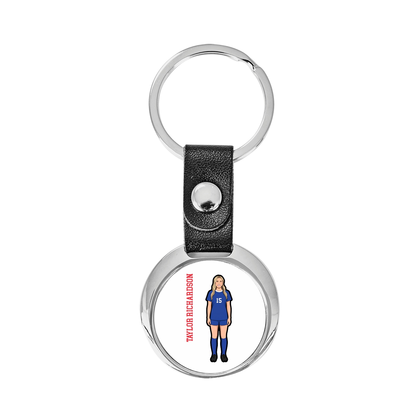 Key Chain — Name Vertical in Classic