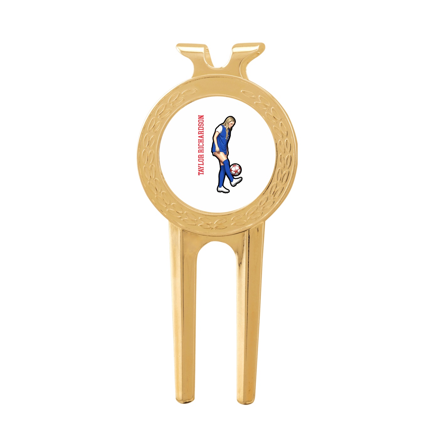 Divot Tool with Ball Marker — Name Vertical in Classic