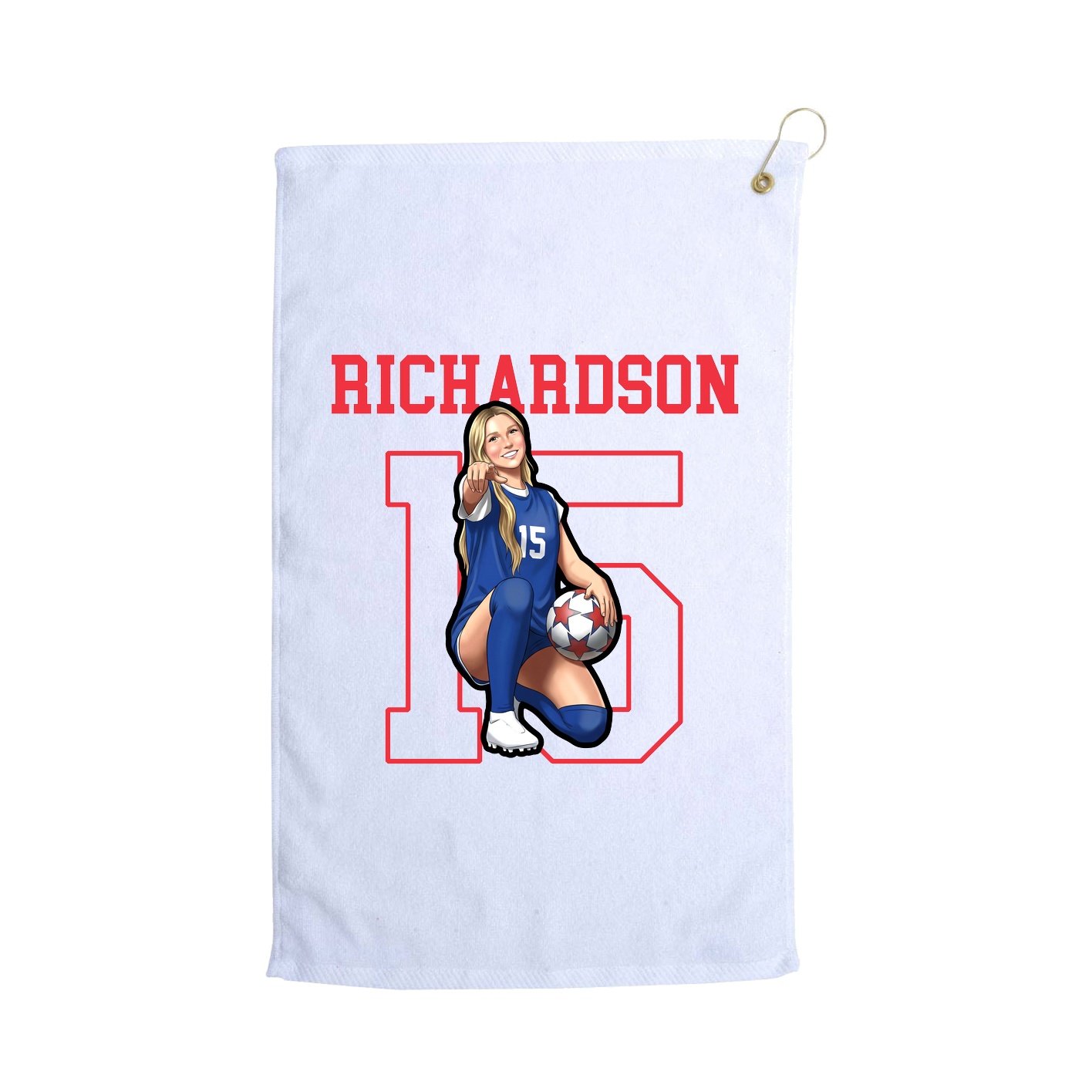 Golf Towel — Shirsey in White
