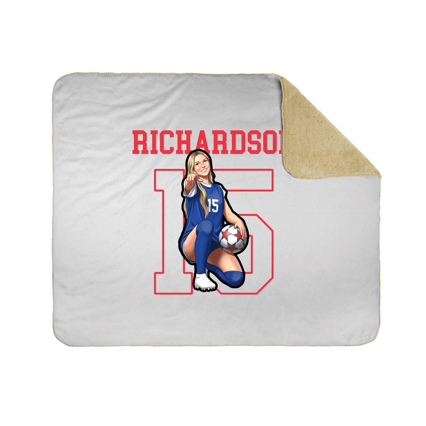 Throw Blanket — Shirsey in White