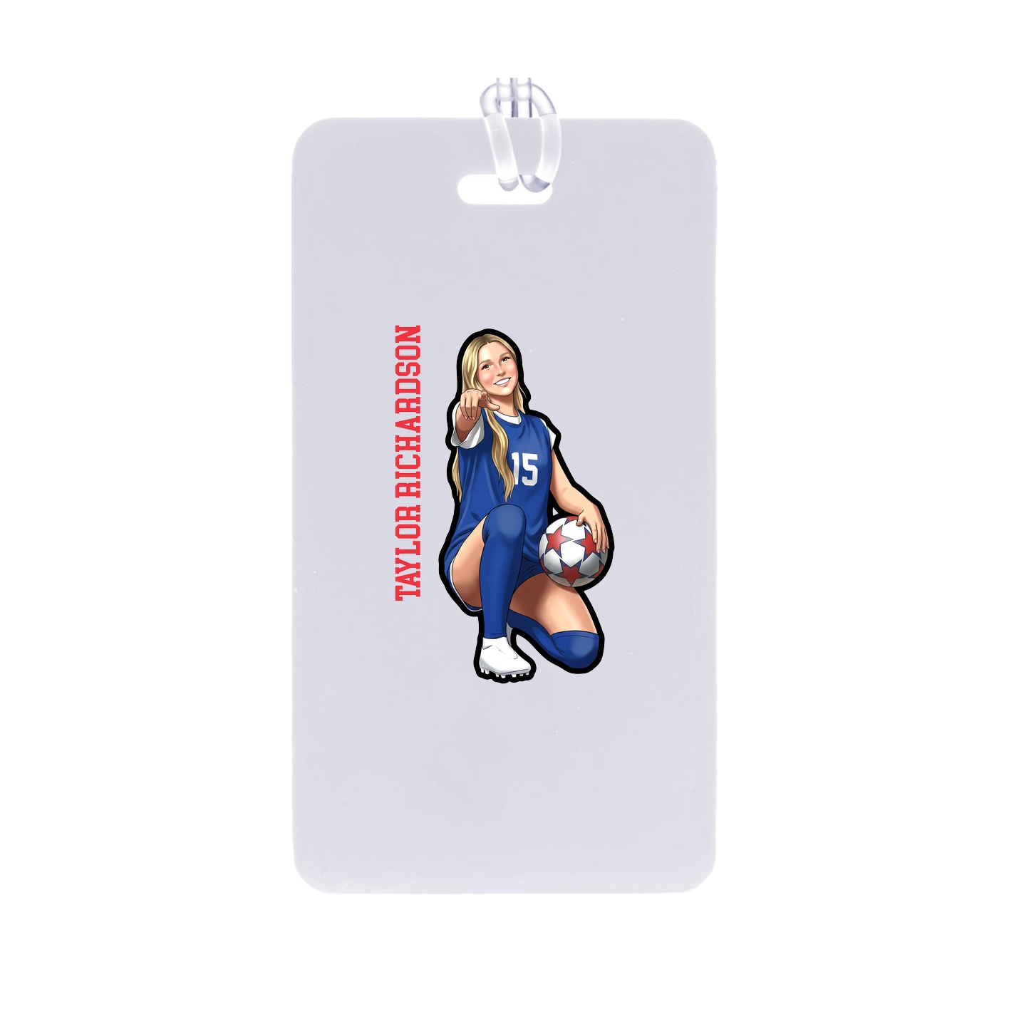 Bag Tag — Name Vertical in Classic