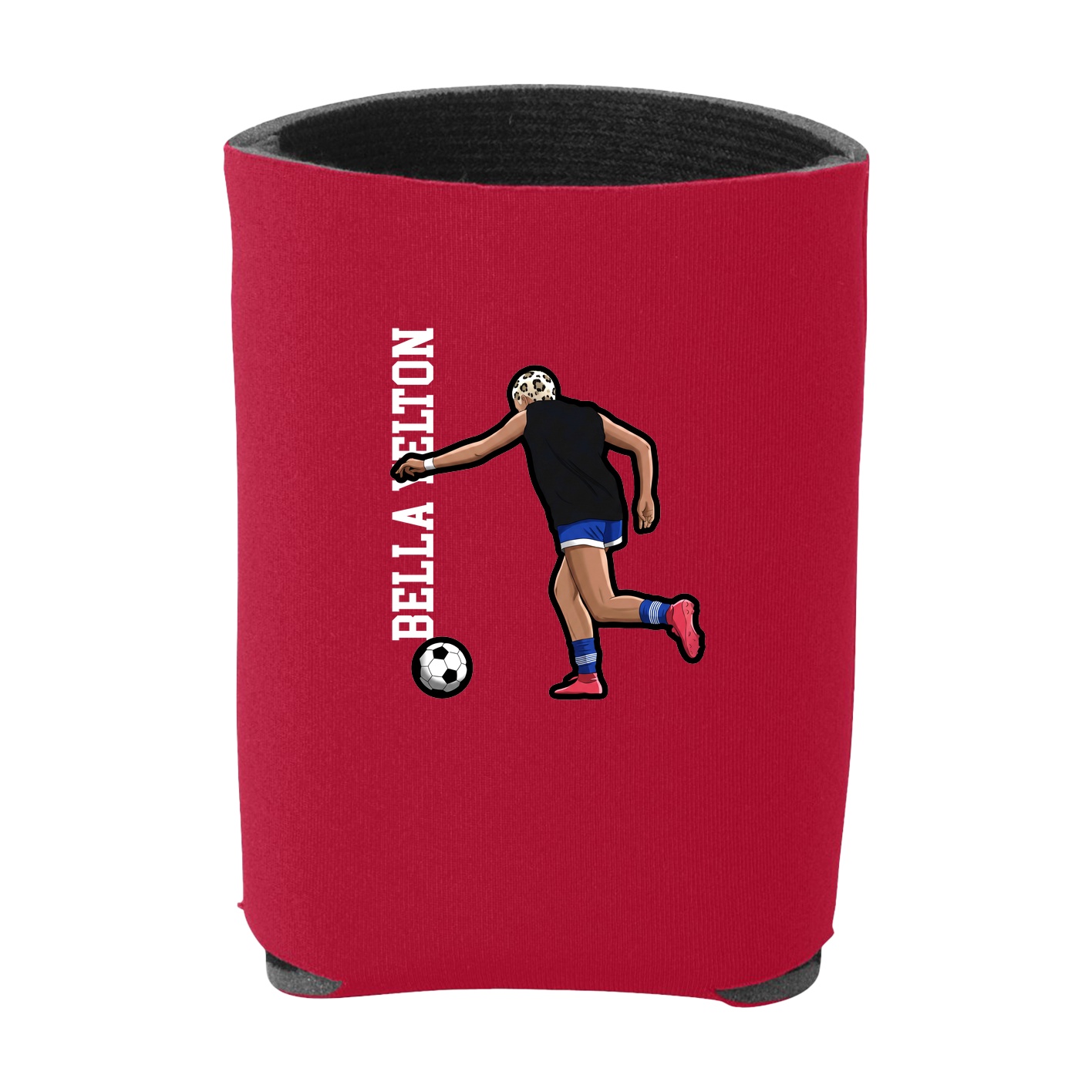 Can Holder — Name Vertical in Red