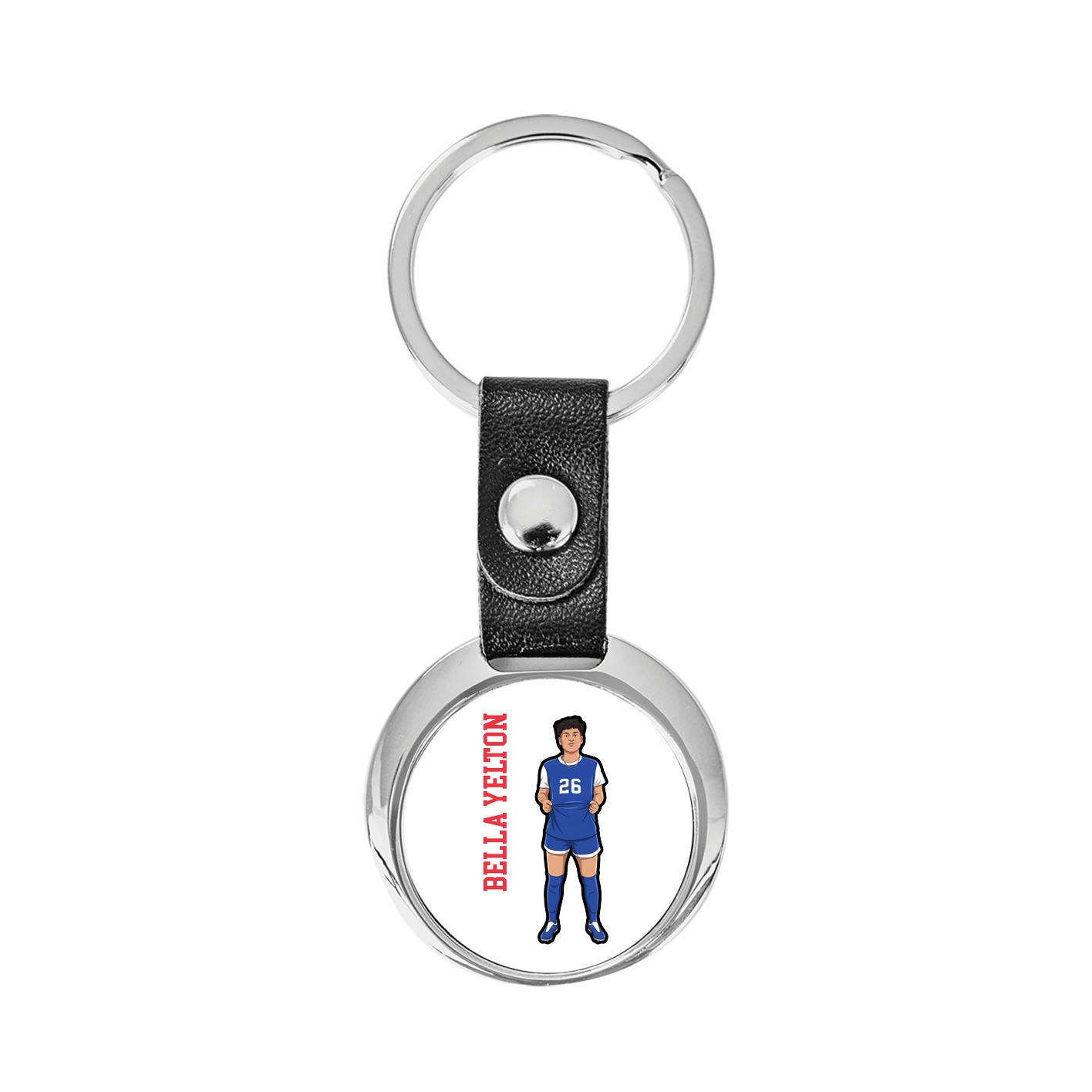 Key Chain — Name Vertical in Classic