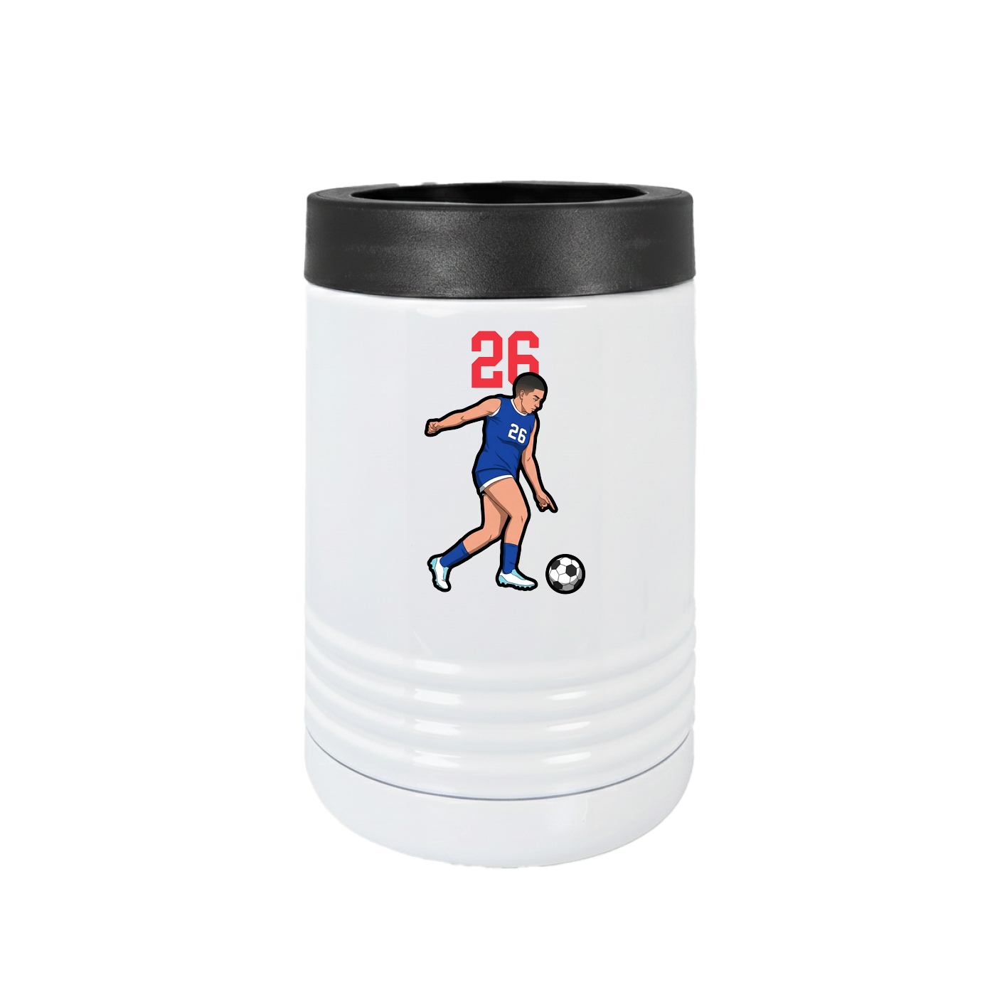 Beverage Holder — Number Top in White