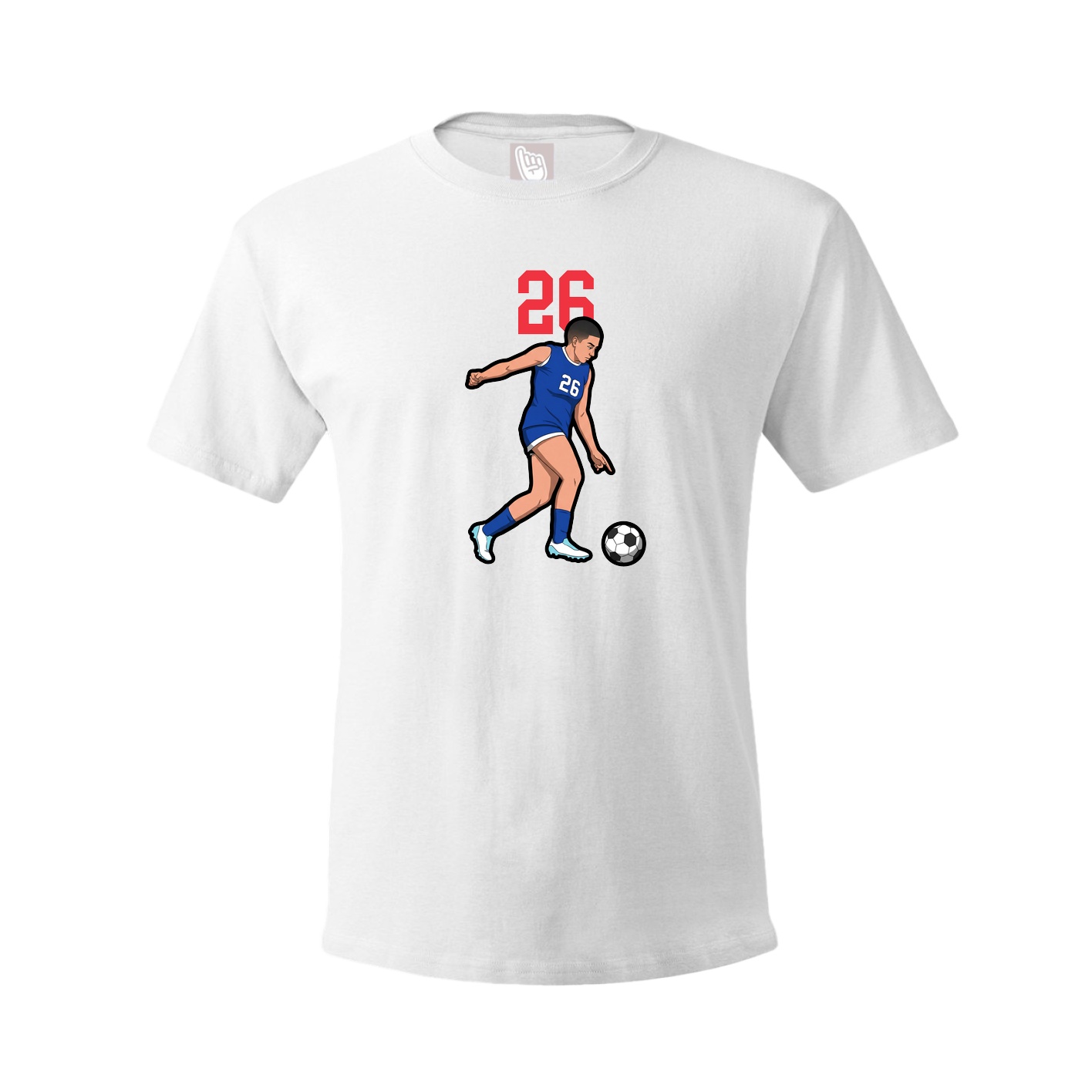 Tee — Number Top in White