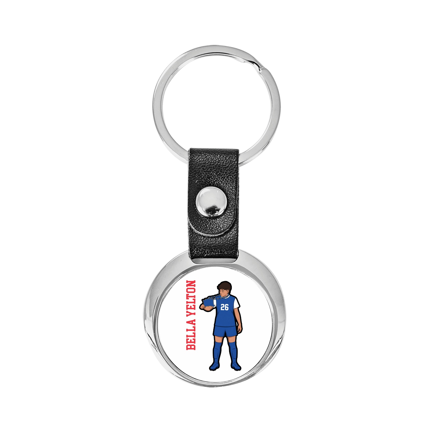 Key Chain — Name Vertical in Classic