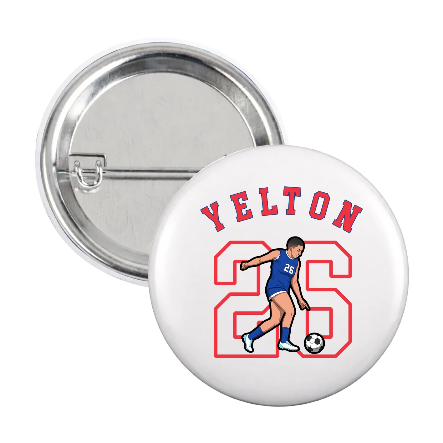 Game Day Button — Shirsey Arch in White