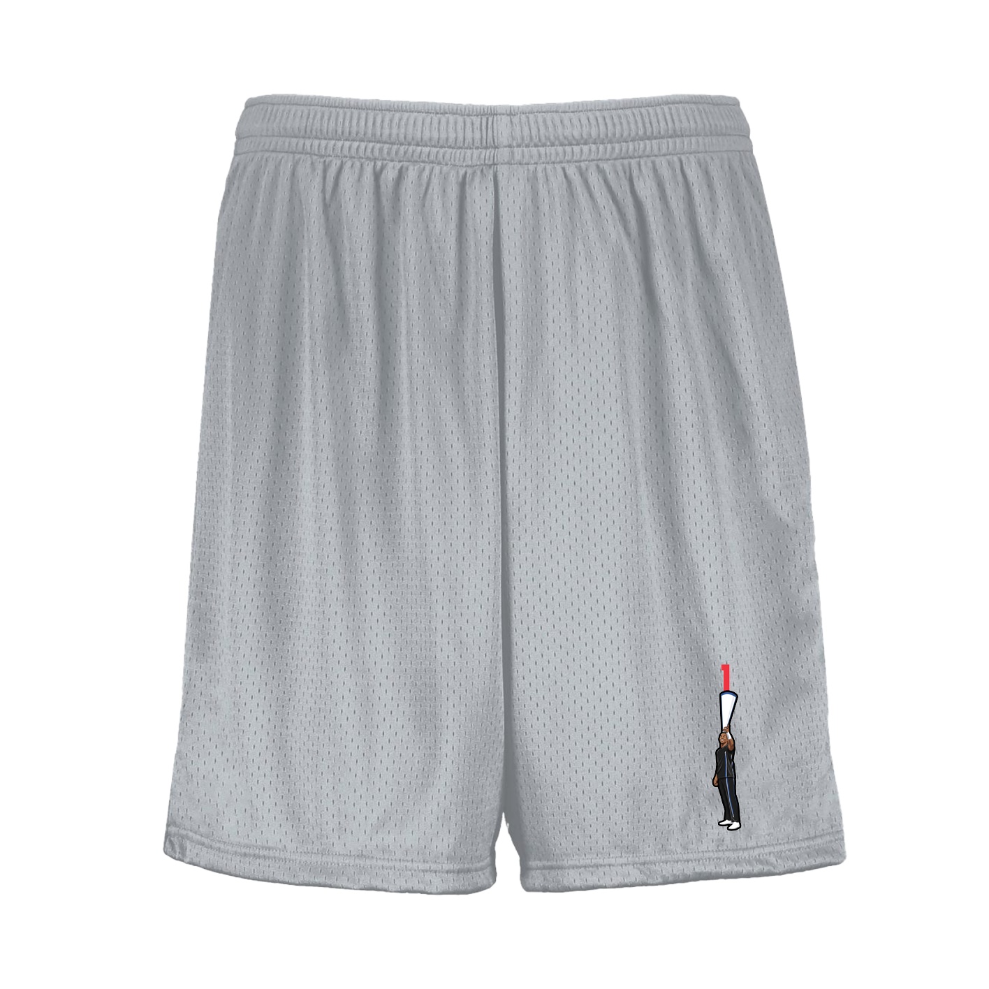 Shorts — Number Top in Silver