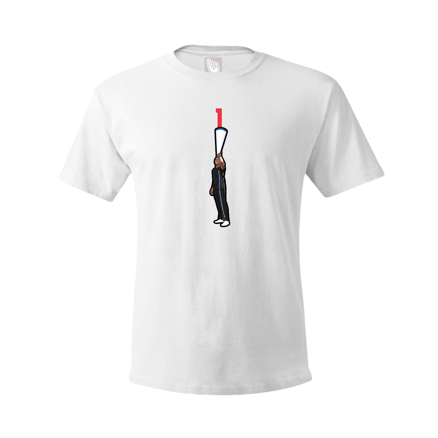Tee — Number Top in White