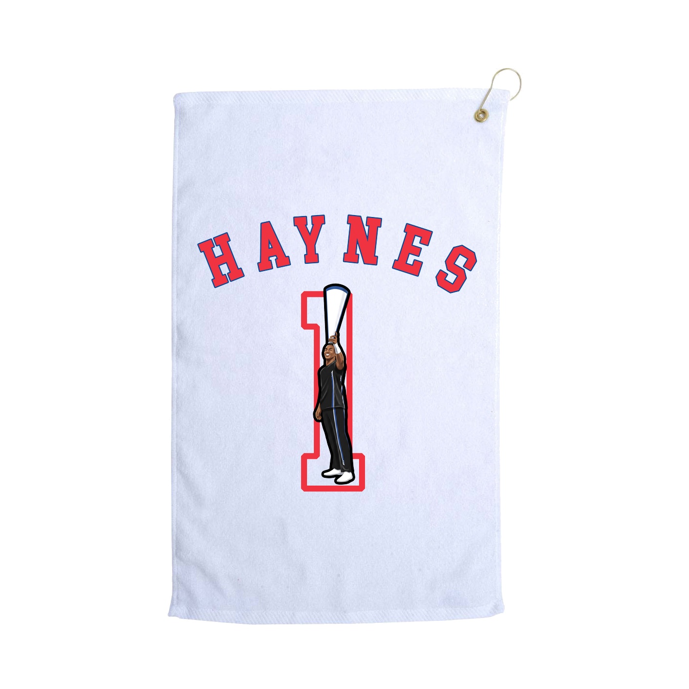 Golf Towel — Shirsey Arch in White