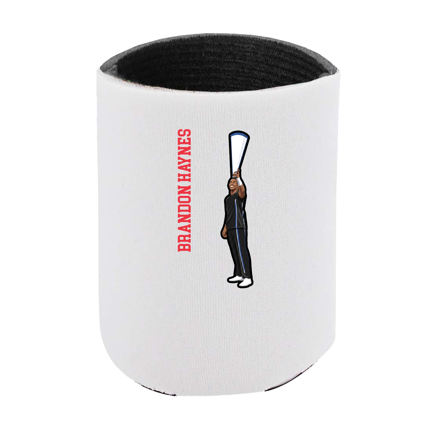 Can Holder — Name Vertical in White