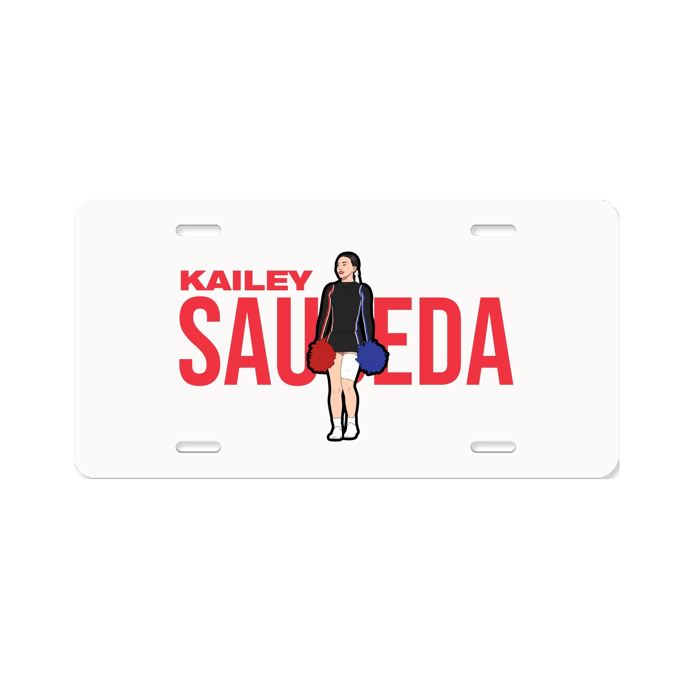 License Plate — Player Name in Classic