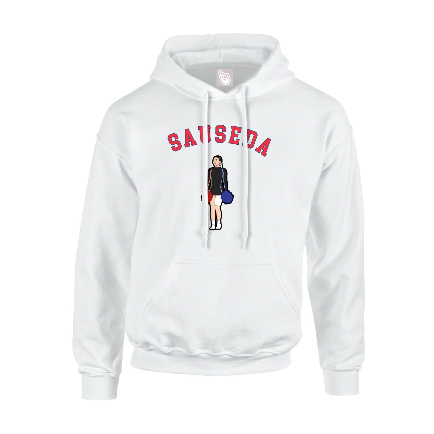 Hoodie — Shirsey Arch in White
