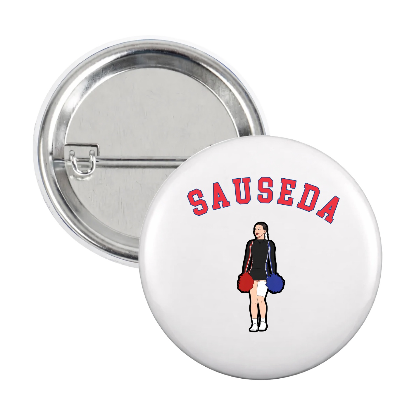 Game Day Button — Shirsey Arch in White
