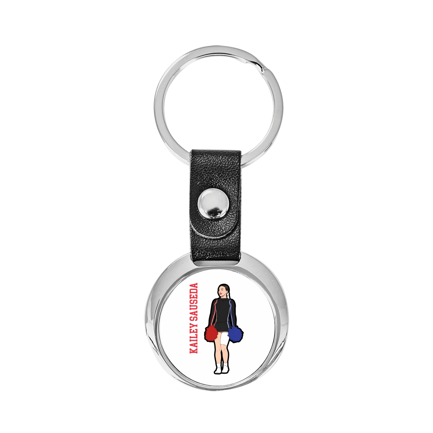 Key Chain — Name Vertical in Classic
