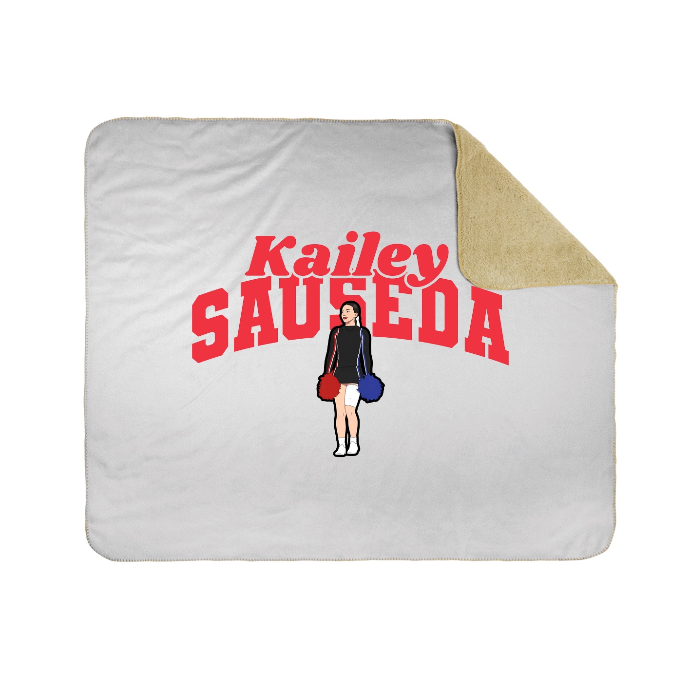Throw Blanket — Signature Arch in White