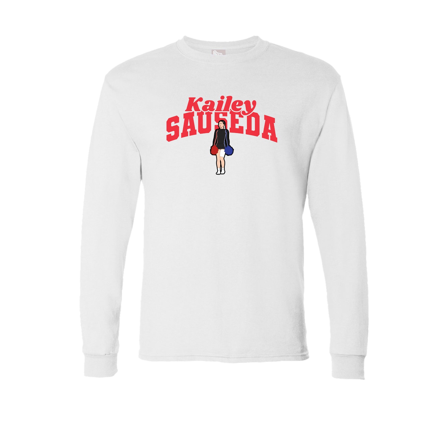 Long Sleeve Tee — Signature Arch in White