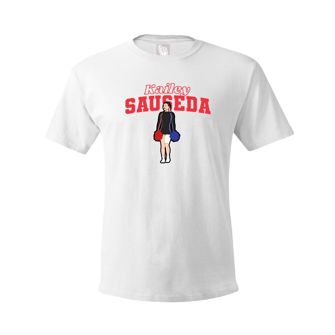 Tee — Name Arch in White