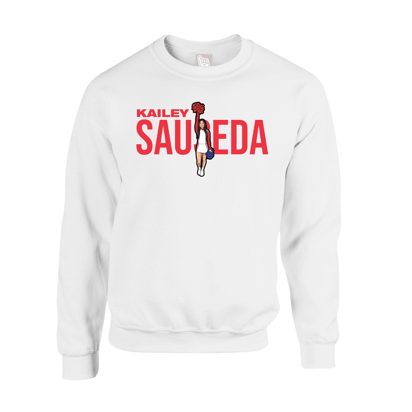 Fleece Crew — Player Name in White