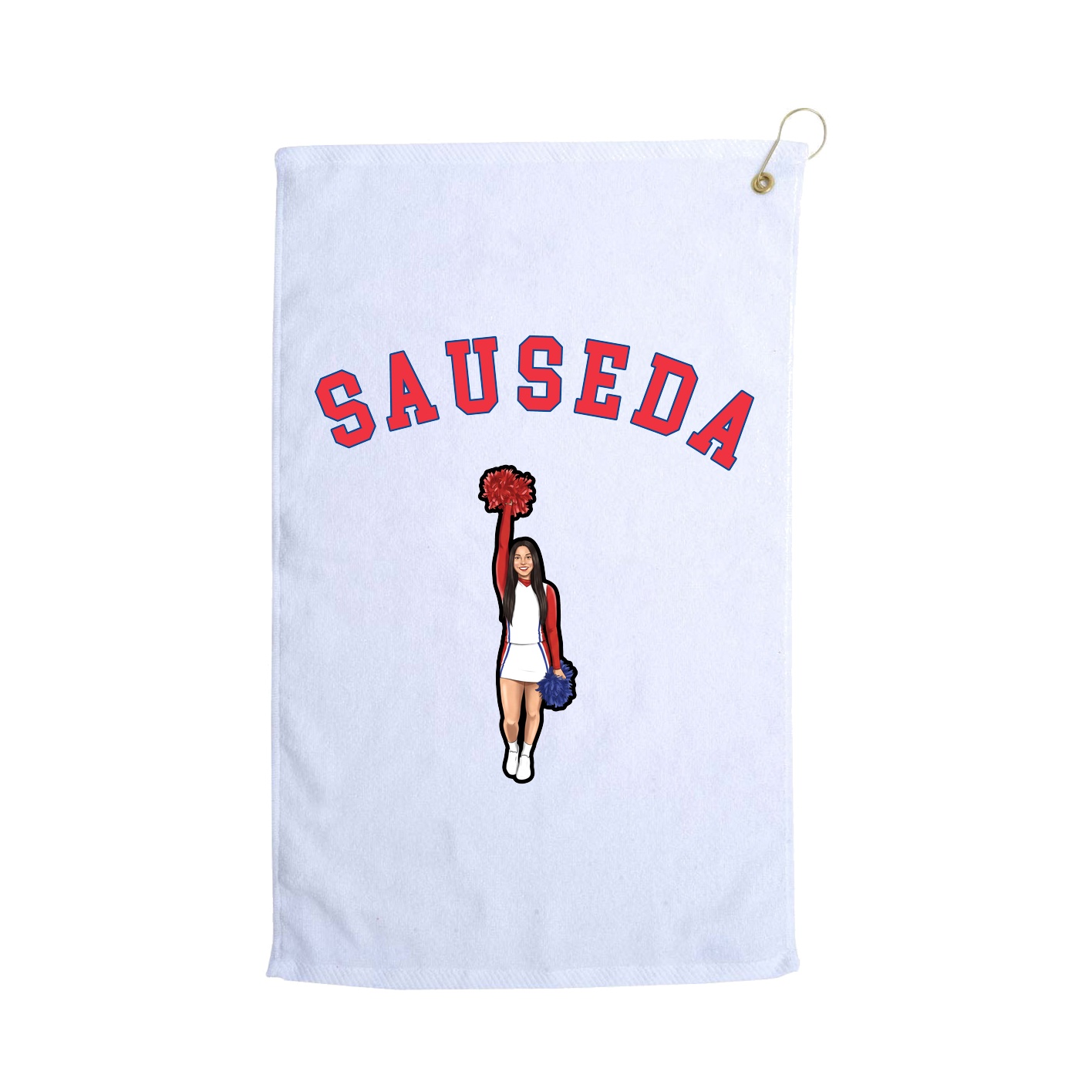 Golf Towel — Shirsey Arch in White
