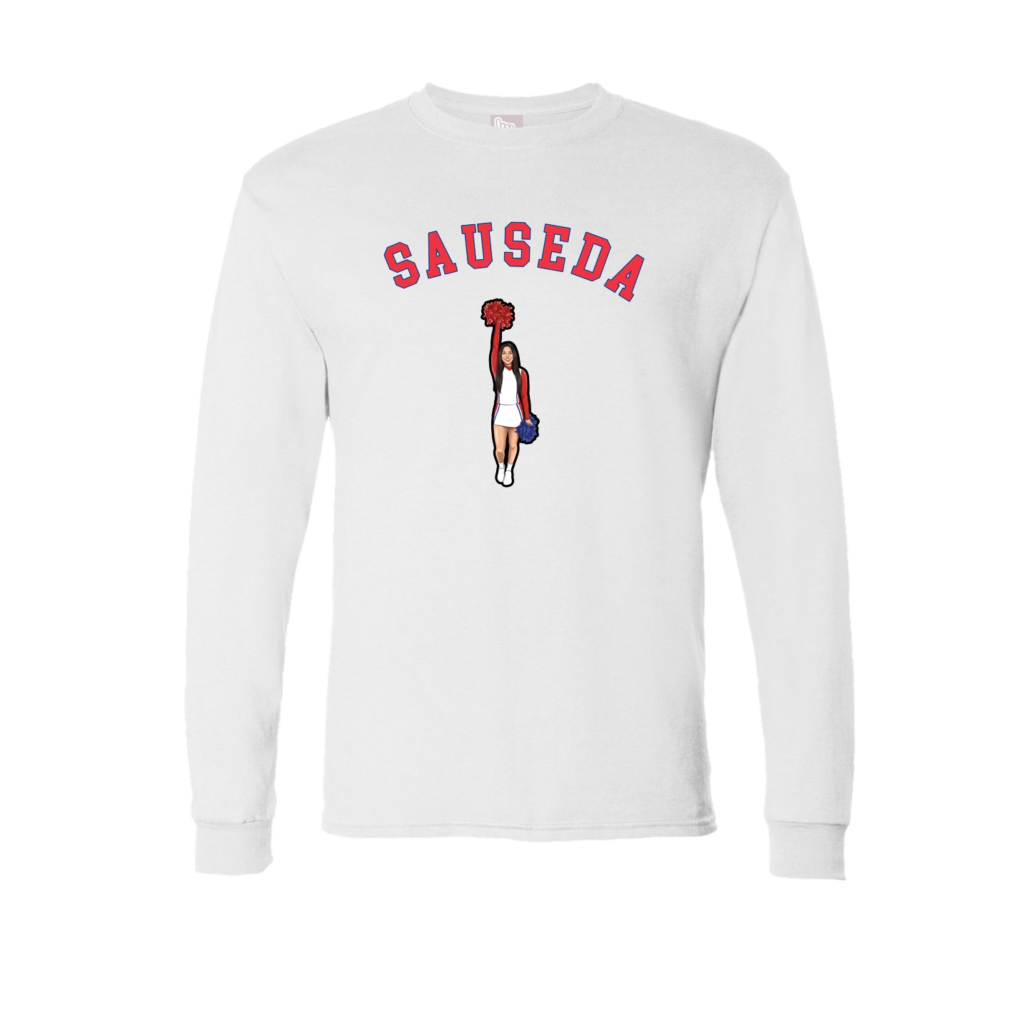 Long Sleeve Tee — Shirsey Arch in White