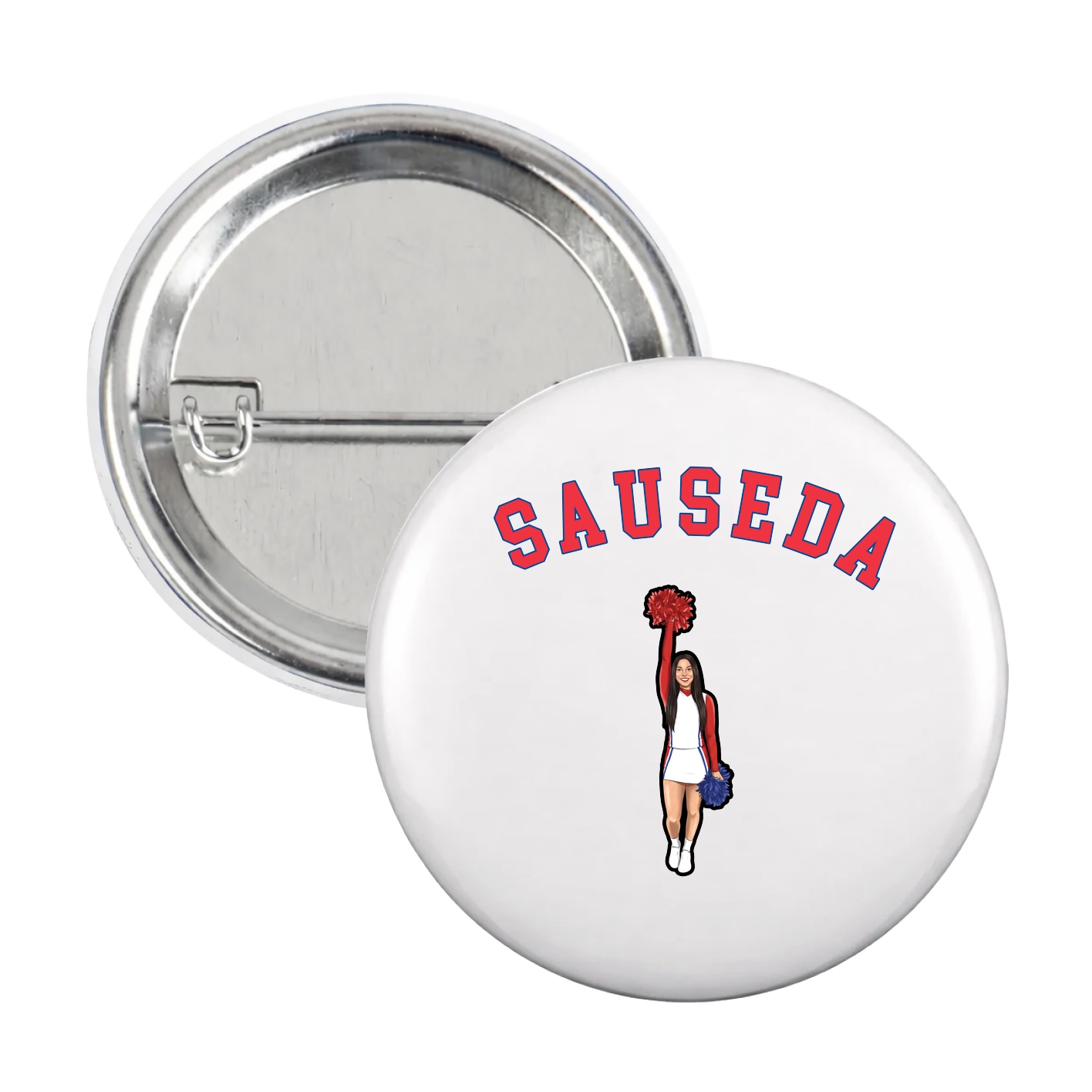 Game Day Button — Shirsey Arch in White