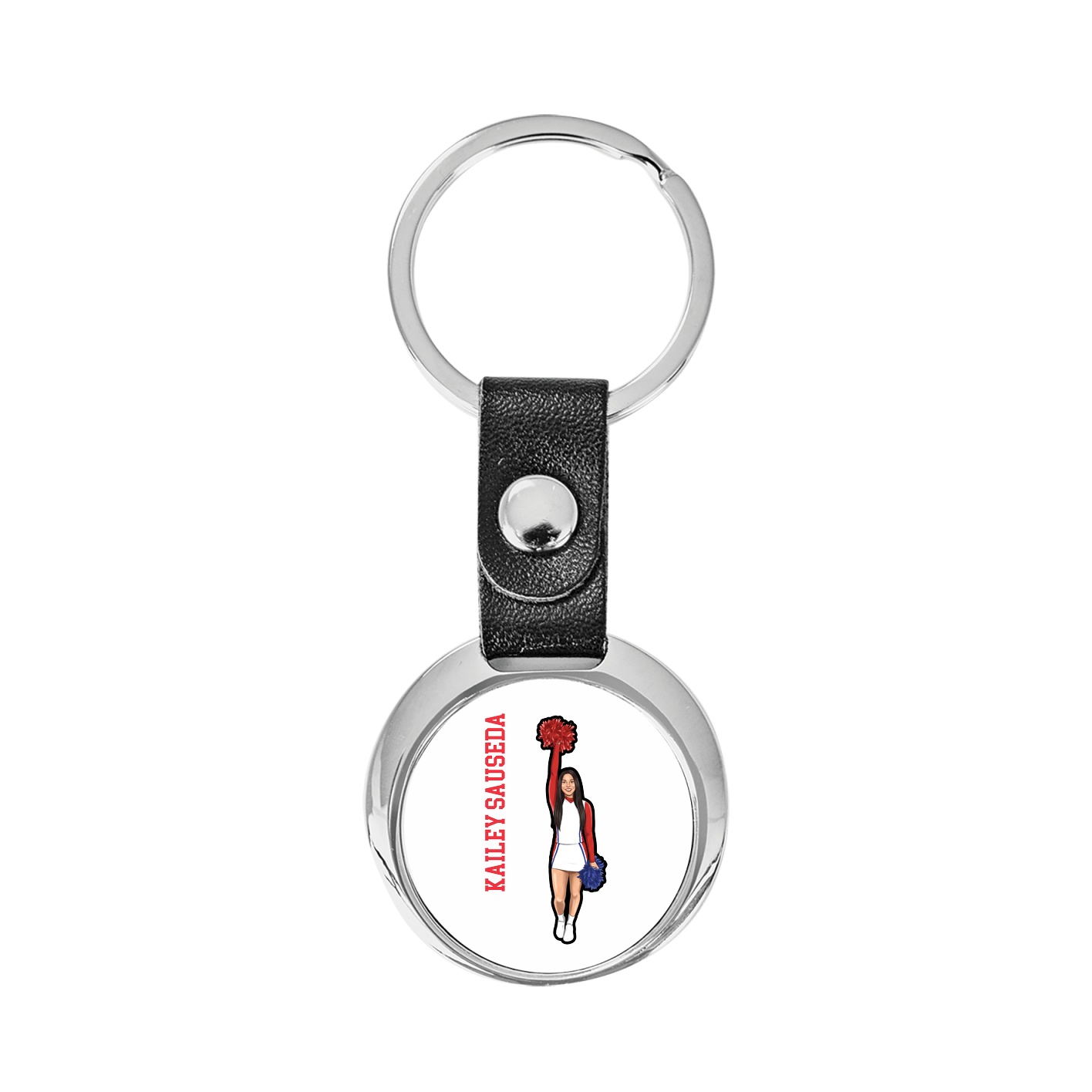 Key Chain — Name Vertical in Classic