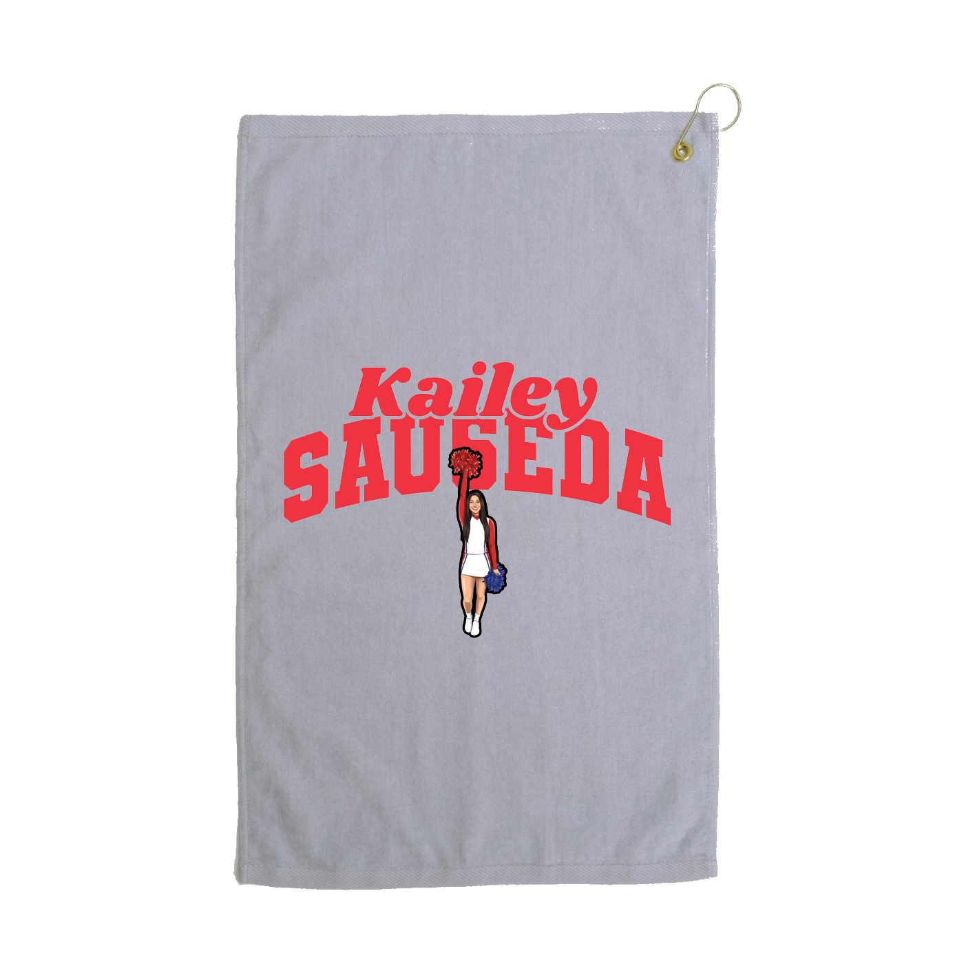 Golf Towel — Signature Arch in Grey
